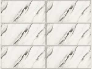 GP3651 - GLOSSY 30X60 GP3651 white and gray marble-look glossy porcelain tile 30x60 for walls and floors