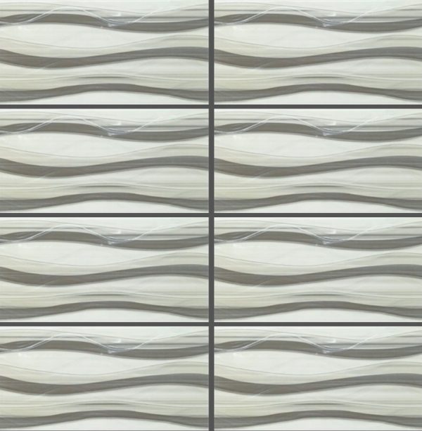 GP3607 White Black Patterned Glossy Tile – 30x60 GP3607 white black patterned glossy tile 30x60 for bathroom, kitchen, and walls