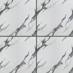 Gray Patterned Glossy Tile CP4403 – 40x40 Elegant Marble-Inspired Glossy