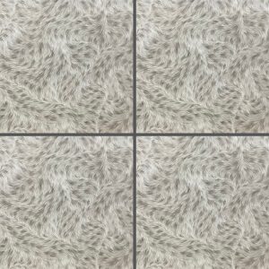Gray Patterned Glossy Tile CP4404 – 40x40 Feather Marble Design