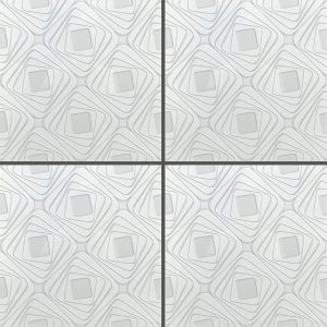 Gray Patterned Glossy Tile CP4425 – 40x40 Modern Glossy Finish