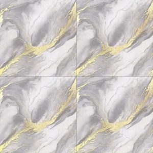 Gray Marble-Look Glossy Tile CP4442 – 40x40 Gloss Finish