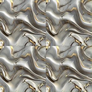 Black Patterned Glossy Tile CP4445 – 40x40 Gloss Finish