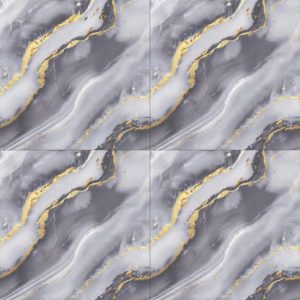 Gray Patterned Glossy Tile CP4447 – 40x40 Gloss Finish
