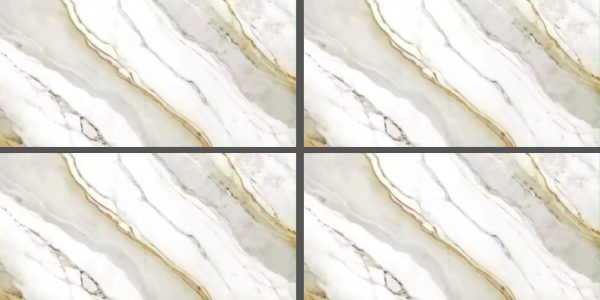 White, Gold & Gray Marble-Look Tile GP3610 – 30x60 Glossy