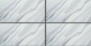 White & Gray Marble-Look Glossy Tile GP3640 – 30x60 Elegant Wall Tile