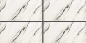 White & Gray Marble-Look Glossy Tile GP3651 – 30x60 Elegant Wall Tile