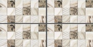 White & Brown Patterned Glossy Tile GP3654 – 30x60 Stylish Wall Tile