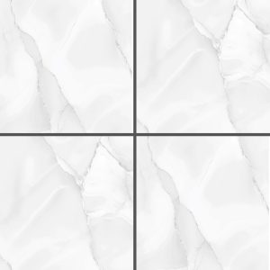 Gray Patterned Glossy Tile GP6608 – 60x60 Marble Look Porcelain