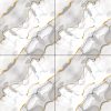 White Patterned Glossy Tile GP6614 – Premium 60x60
