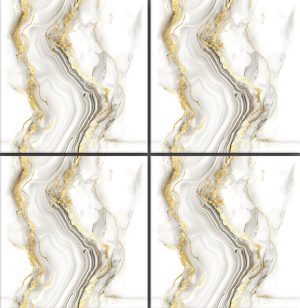 White Marble-Look Glossy Tile GP6621 – 60x60