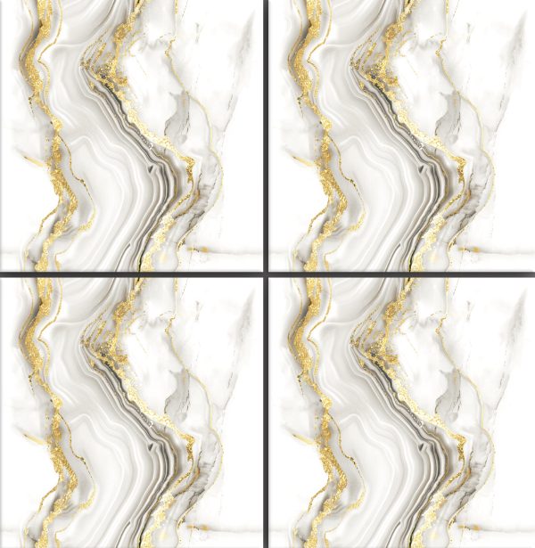 White Marble-Look Glossy Tile GP6621 – 60x60