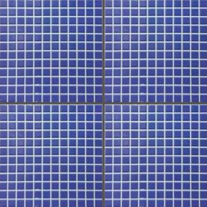 Blue Patterned Glass Tile H3301B – 30x30
