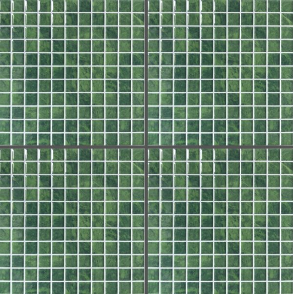 Green Patterned Glass Tile H3301J – 30x30