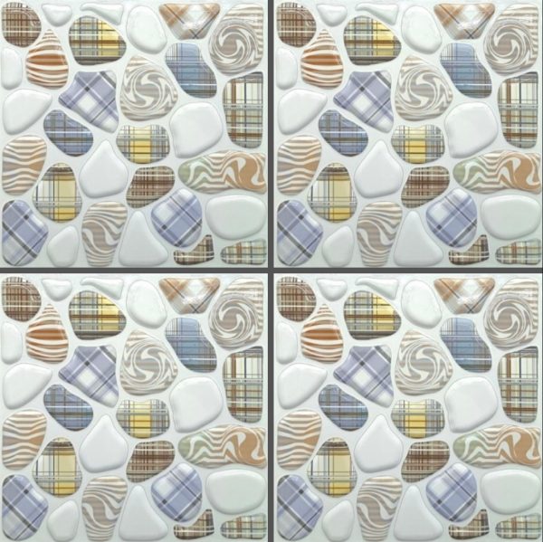 White Stone-Look Glass Tile H3303 – 30x30