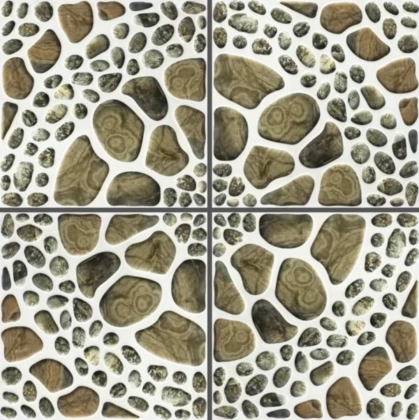 Brown Stone-Look Glass Tile H3312 – 30x30