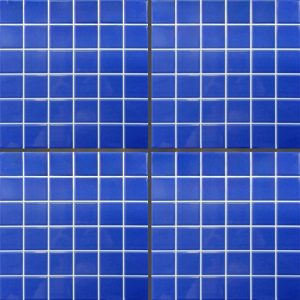 Blue Patterned Glass Tile H3318 – 30x30