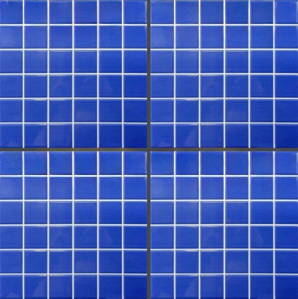 Blue Patterned Glass Tile H3318 – 30x30