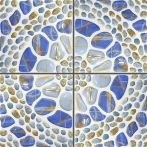 Blue Stone-Look Glass Tile H3320 – 30x30