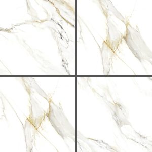 White Marble-Look Matte Tile KR6680 – 60x60