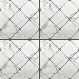 White Patterned Tile PG3301 – 30x30 Pearl Glazed