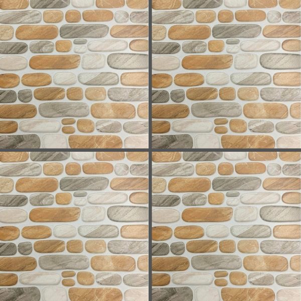 Brown Stone-Look Rustic Tile RC3348 – 30x30