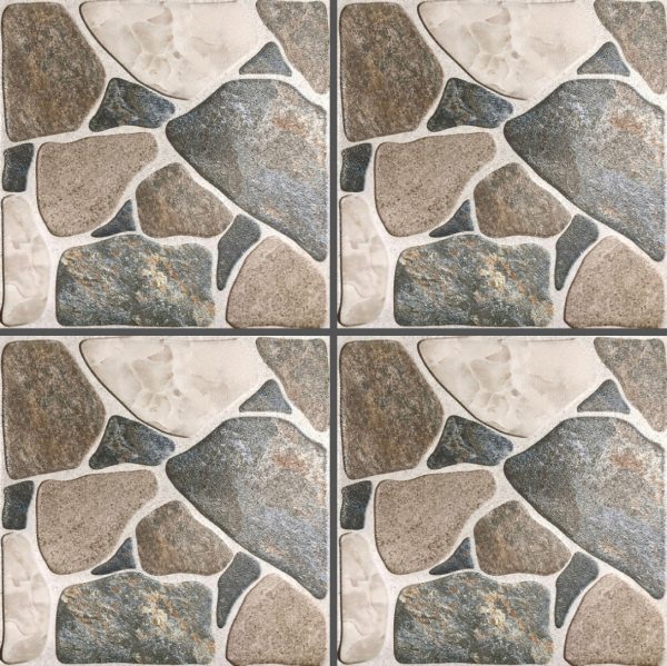 Brown Stone-Look Rustic Tile RC3388 – 30x30