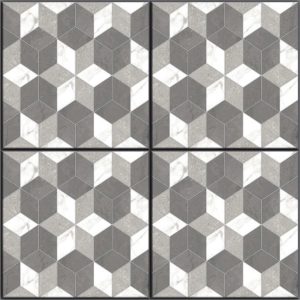 Patterned Matte Tile RC4415 – 40x40 Modern Geometric
