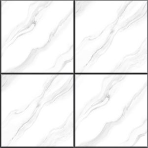 White Marble-Look Matte Tile RC4418