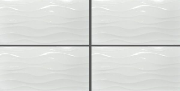 White Patterned Tile TR3650w – 30x60 Glossy