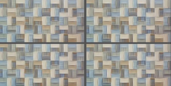 Blue & Brown Patterned Tile TR3652 – 30x60 Glossy