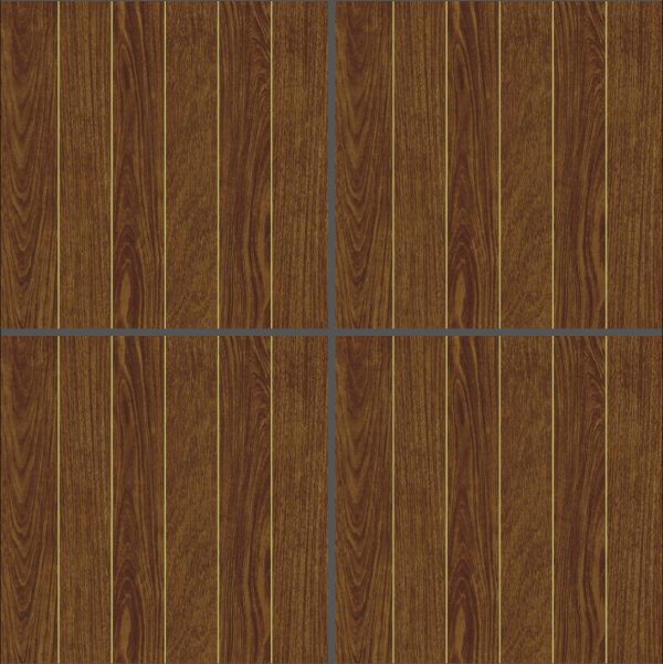 Brown Wood-Look Rustic Tile YW6601 – 60x60 Matte Rustic Finish