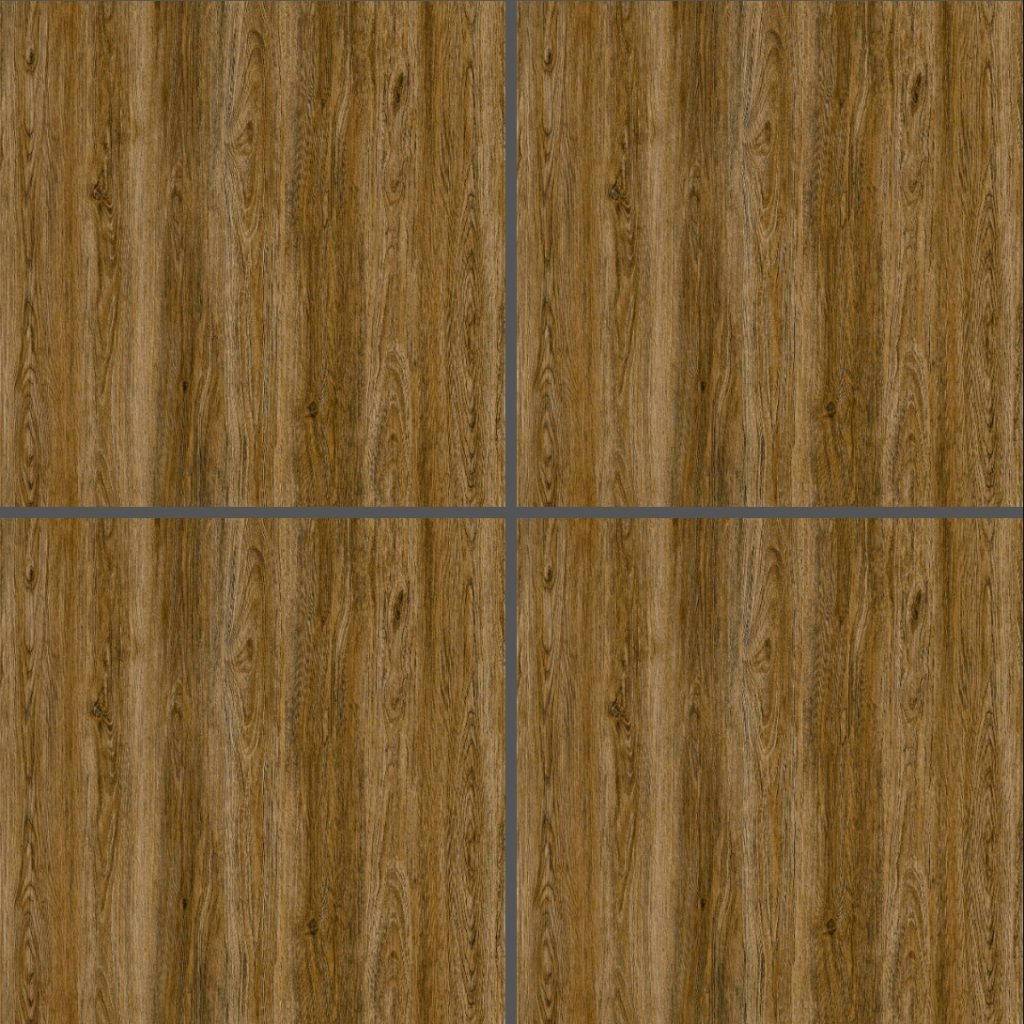 Brown Wood-Look Rustic Tile YW6612 – 60x60 Natural Timber Finish