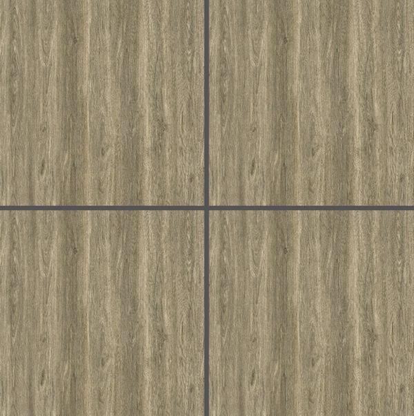 Brown Wood-Look Rustic Tile YW6613 – 60x60 Natural Timber Effect