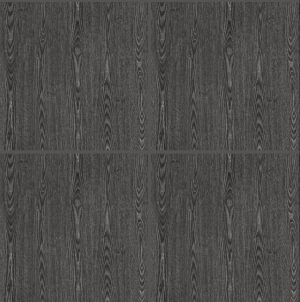Black Wood-Look Rustic Tile YW6614 – 60x60 Matte Rustic Finish