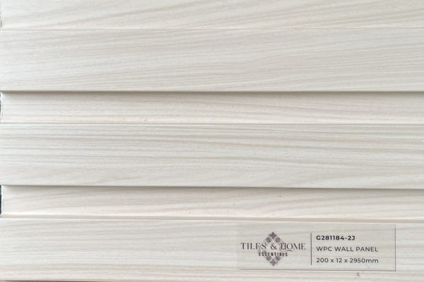 G281184-2J WPC 3in1 wall panel cream white wood design 200×12×2950mm