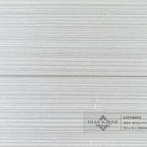 G371190G2 WPC 2in1 wall panel light gray textured finish 211×10×2950mm