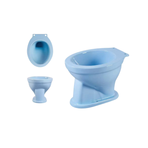8018-B-BLUE 8018-B-Blue Pail Flush Bowl