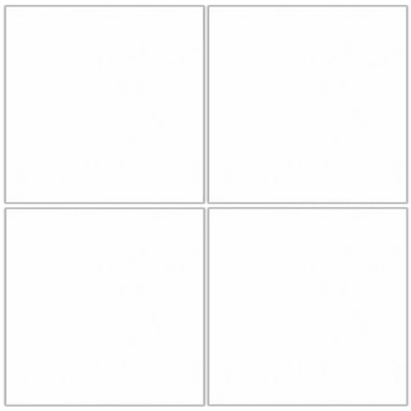 LSG4400 white glazed ceramic tile 40x40 clean plain design