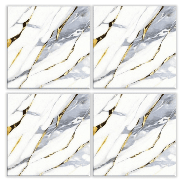 LSG4418 gold gray marble-look glazed porcelain tile 40x40 luxury marble vein design