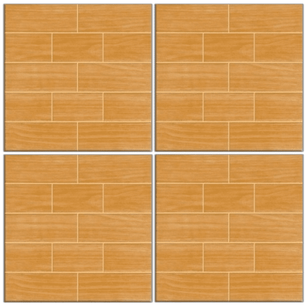 LSG4419 brown wood-look brick glazed porcelain tile 40x40 wood grain pattern