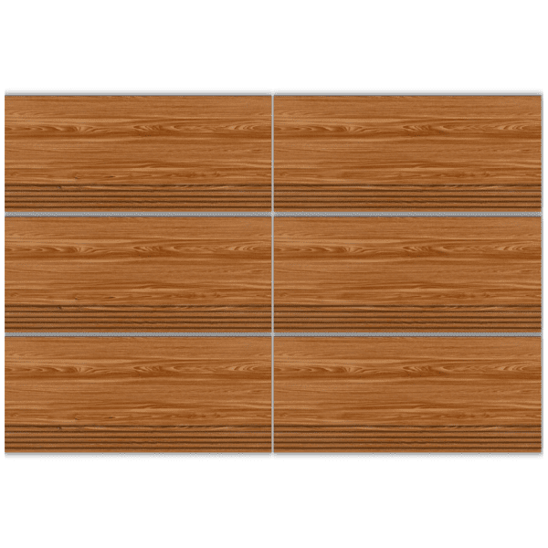 LYS306015T wood-look matte porcelain stair tile 30x60 with anti-slip grooves