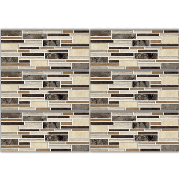 LTG336603 brown patterned glazed porcelain tile 30x60 decorative stone look wall tile