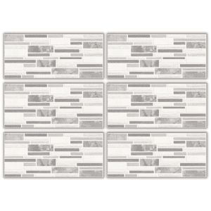 LTG336604 gray and white patterned glazed porcelain tile 30x60 decorative stacked tile design