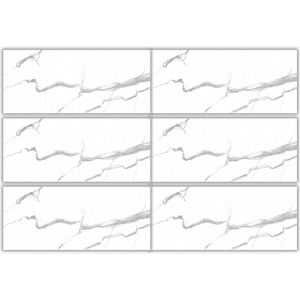 LTG336607 white marble glazed porcelain tile 30x60 with gray marble veins