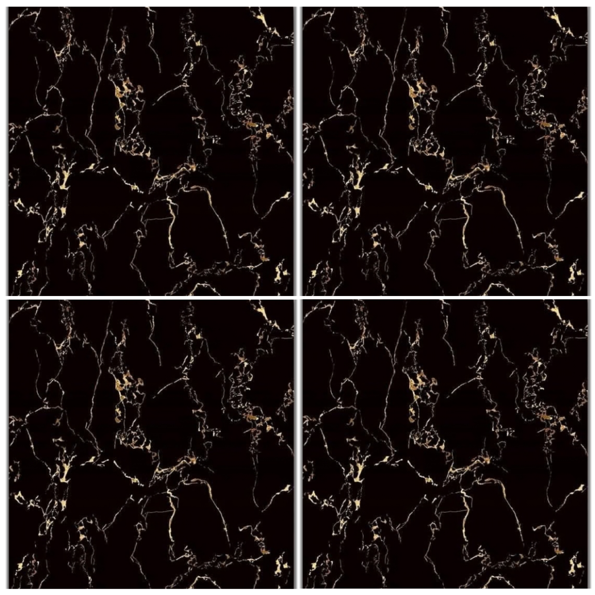 LTP6229H black marble look glazed porcelain tile 60x60 white and gold veining