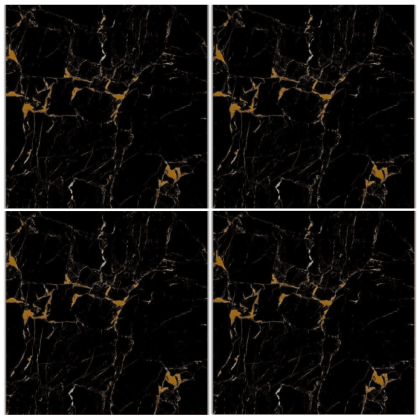 LTP6232H black marble look glazed porcelain tile 60x60 gold veining