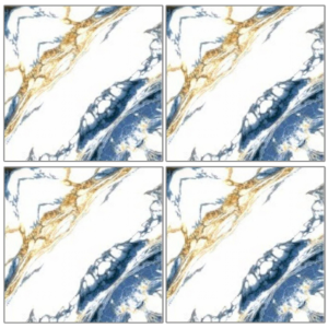 LTP6240 white navy blue gold marble look glazed porcelain tile 60x60