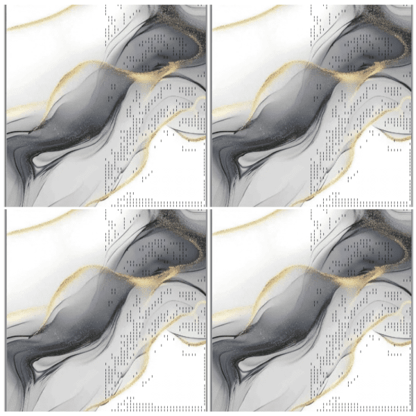 LTP6246 gray gold abstract marble look glazed porcelain tile 60x60