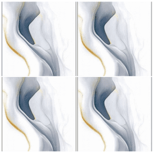 LTP6248 blue gold marble look glazed porcelain tile 60x60